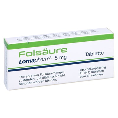 Folsäure Lomapharm 5 mg