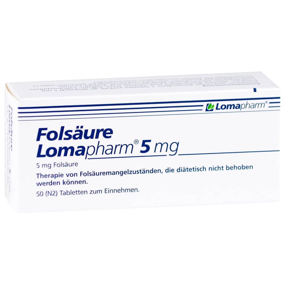 Folsäure Lomapharm 5 mg