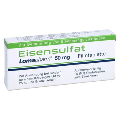 Eisensulfat Lomapharm 50 mg
