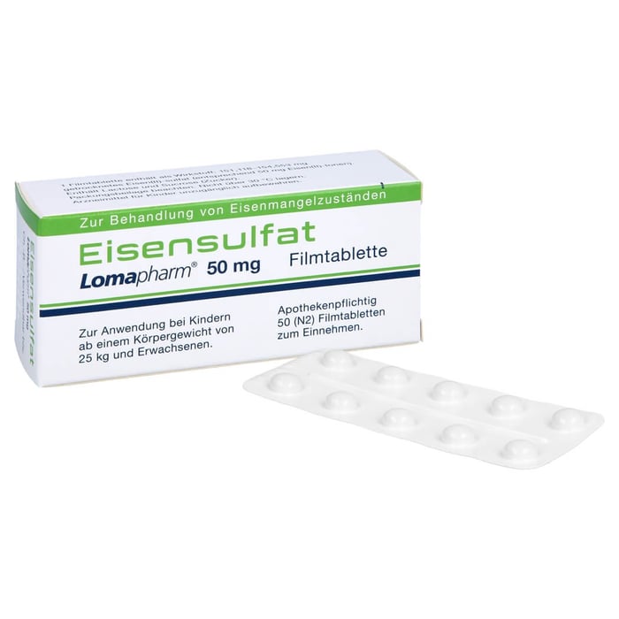 Eisensulfat Lomapharm 50mg