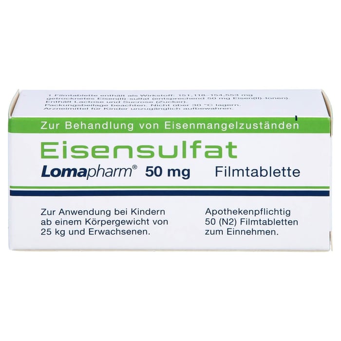 Eisensulfat Lomapharm 50mg