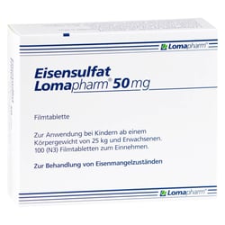 Eisensulfat Lomapharm 50 mg