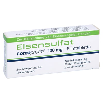 Eisensulfat Lomapharm 100 mg