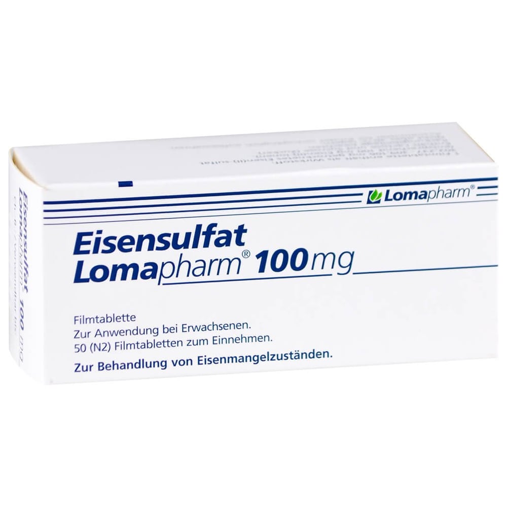 Eisensulfat Lomapharm 100 mg