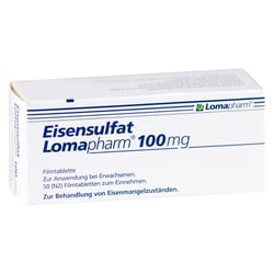 Eisensulfat Lomapharm 100 mg