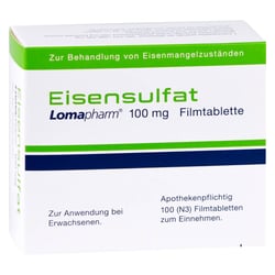 Eisensulfat Lomapharm 100 mg