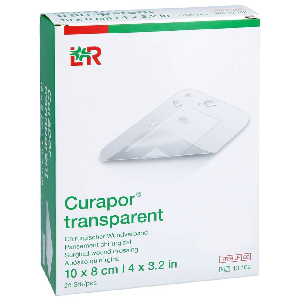 Curapor Wundverband steril 10x8cm transparent