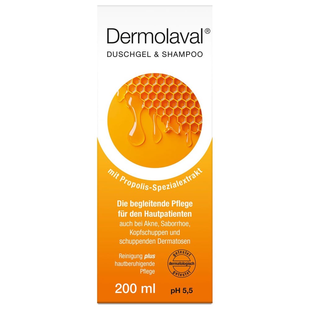 Dermolaval für den Hautpatienten Duschgel+Shampoo