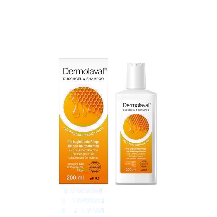 Dermolaval für den Hautpatienten Duschgel+Shampoo