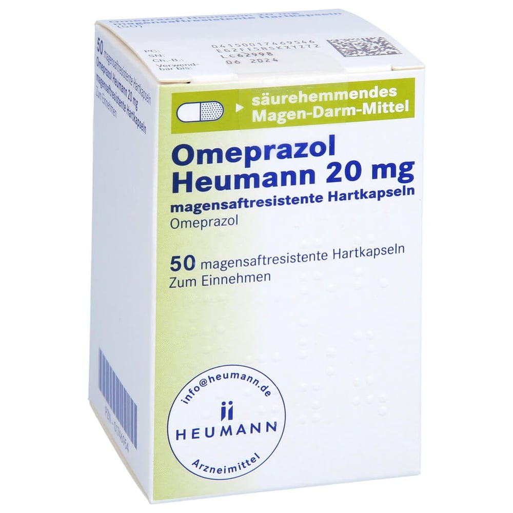 Omeprazol Heumann 20 mg