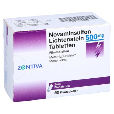 Novaminsulfon Lichtenstein 500 mg