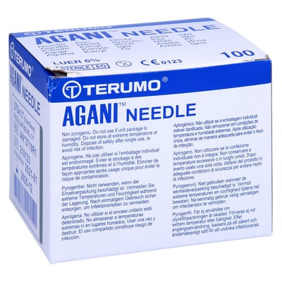Agani Kanüle 27 G 19 mm grau