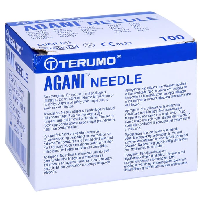 Agani Kanüle 27 G 19 mm grau