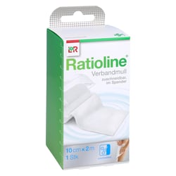 Ratioline acute Verbandmull gerollt 10cmx2m