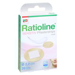 Ratioline sensitive Pflasterstrips rund
