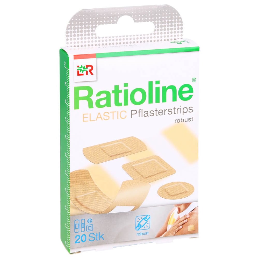 Ratioline elastic Pflasterstrips in 4 Größen
