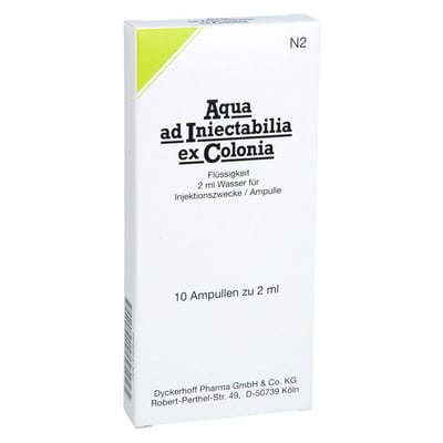 Aqua ad Iniectabilia ex Colonia
