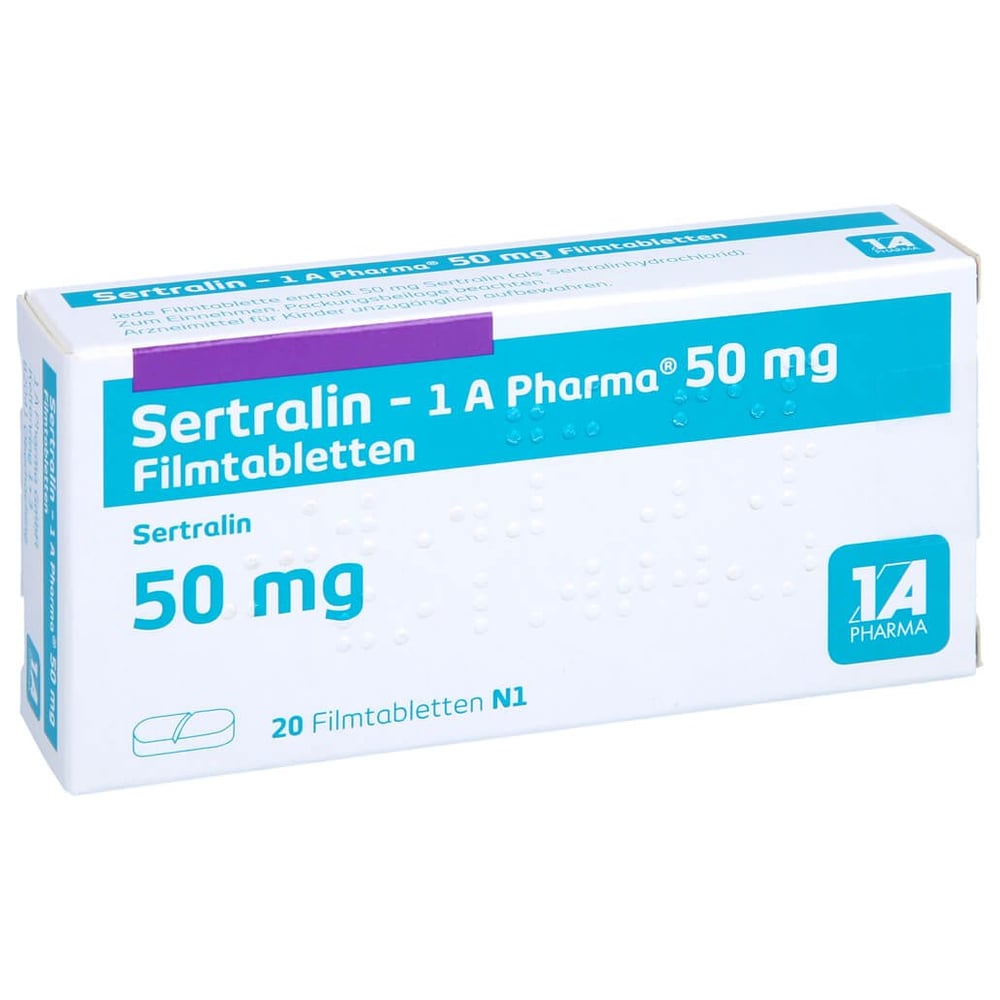 Sertralin - 1 A Pharma 50mg Filmtabletten