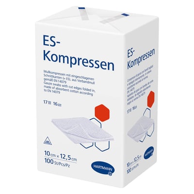 ES-Kompressen unsteril 10x12,5 cm 16fach