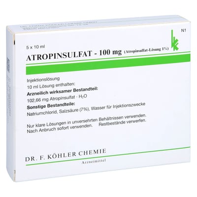 Atropinsulfat 100mg