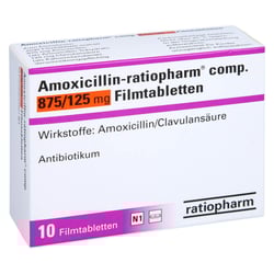 Amoxicillin-ratiopharm comp. 875 mg/125 mg