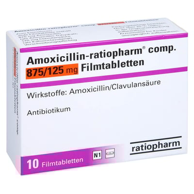 Amoxicillin-ratiopharm comp. 875 mg/125 mg