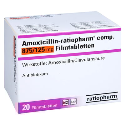 Amoxicillin-ratiopharm comp. 875 mg/125 mg