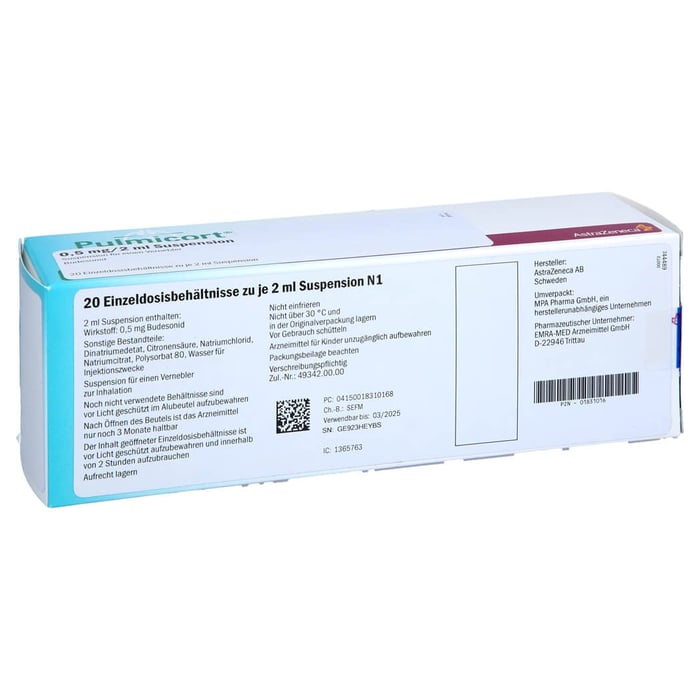 Pulmicort 0,5mg/2ml Suspension