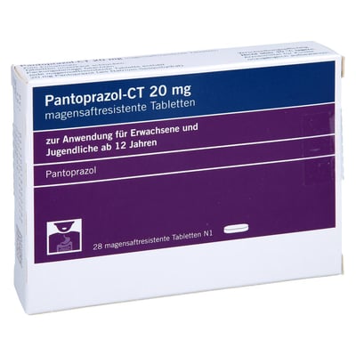 Pantoprazol - CT 20mg magensaftresistente Tabl.