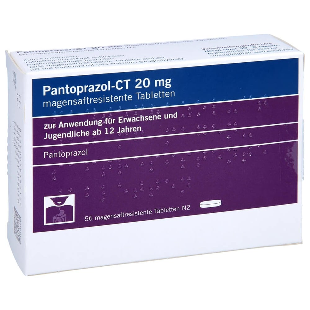Pantoprazol - CT 20mg magensaftresistente Tabl.