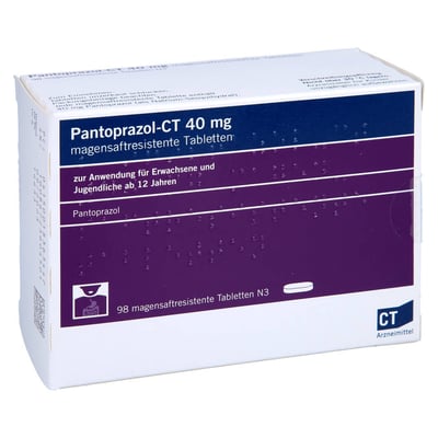 Pantoprazol - CT 40mg magensaftresistente Tabl.