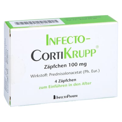 Infectocortikrupp Zäpfchen