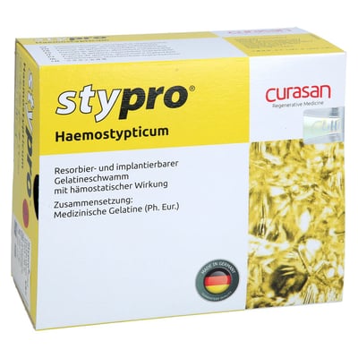 Stypro Gelatineschwamm Cubus 10x10x10 mm Produktbild 1