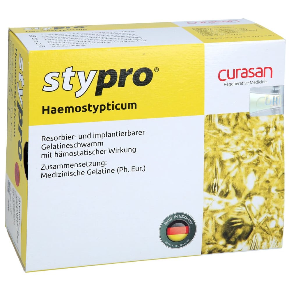 Stypro Gelatineschwamm Cubus 10x10x10mm