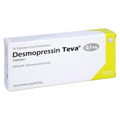 Desmopressin Teva 0,1 mg Tabletten Produktbild 1