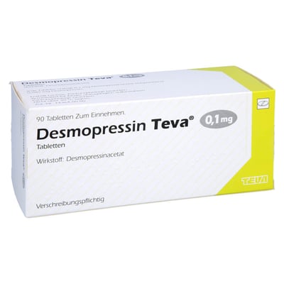 Desmopressin Teva 0,1 mg Tabletten Produktbild 1