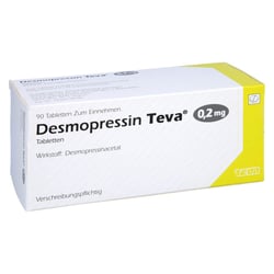 Desmopressin Teva 0.2mg Tabletten