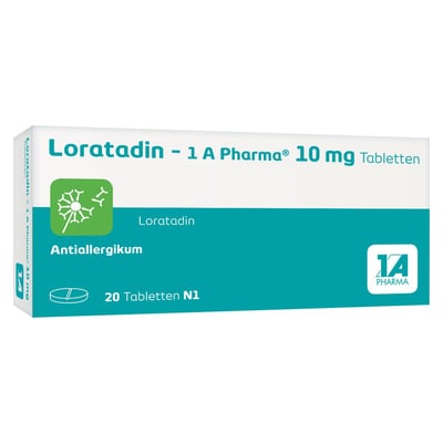 Loratadin-1A Pharma Produktbild 1
