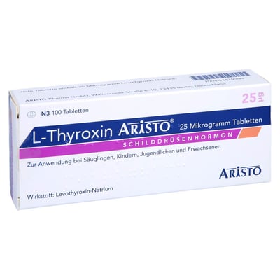 L-Thyroxin Aristo 25 Mikrogramm