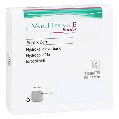 Varihesive E Border 6x6 cm Hkv hydroaktiv Produktbild 1