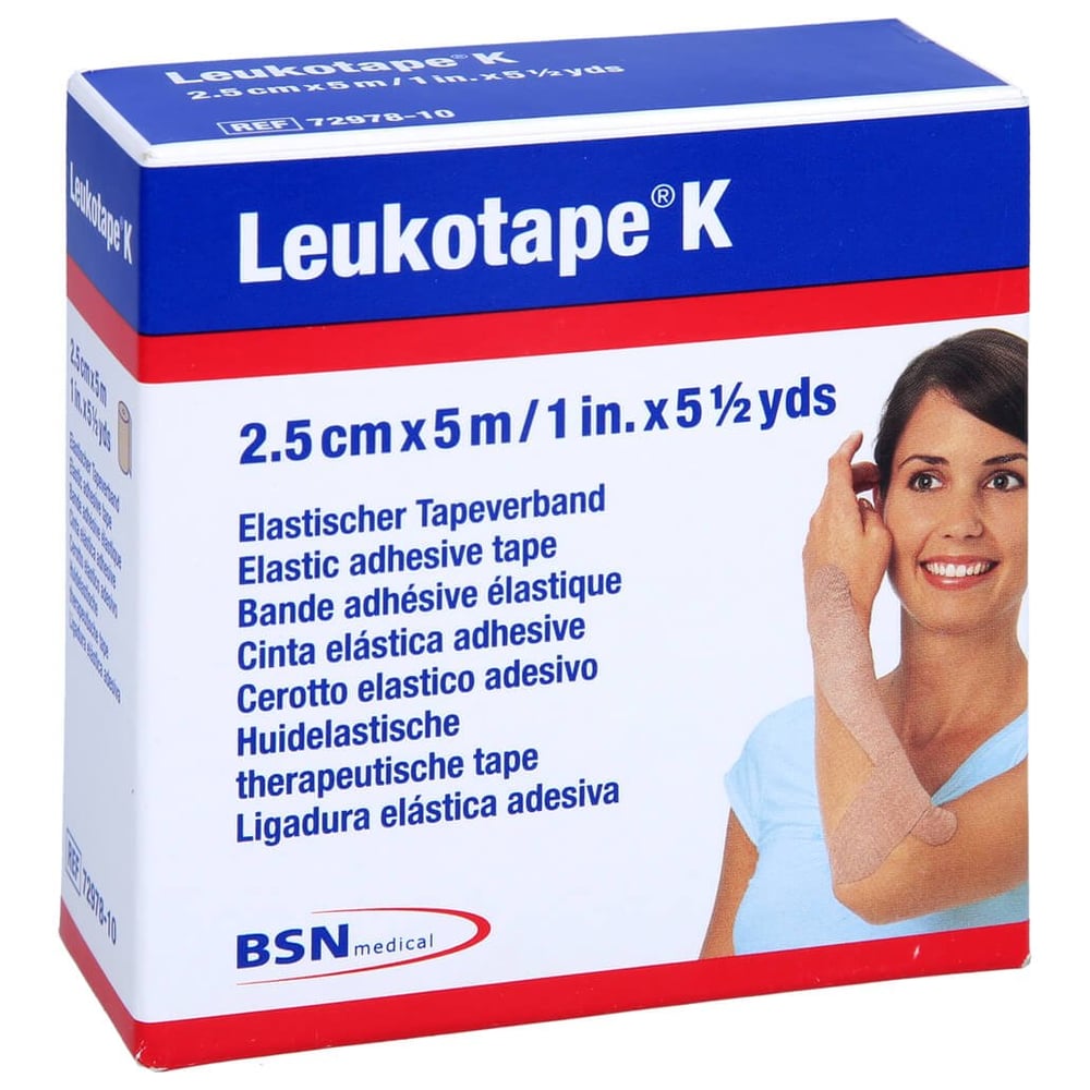 Leukotape K 2.5cm hautfarbend