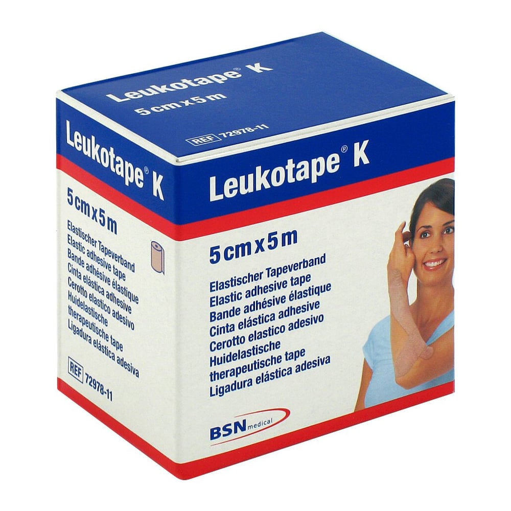Leukotape K 5cm hautfarbend