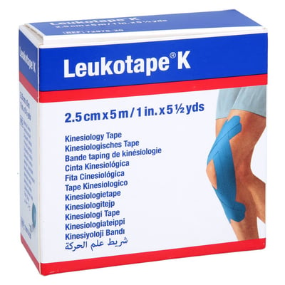 Leukotape K 2,5 cm blau Produktbild 1