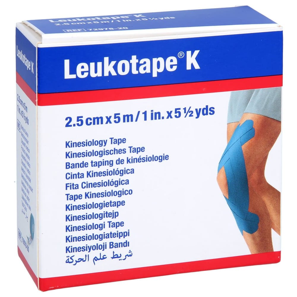 Leukotape K 2.5cm blau