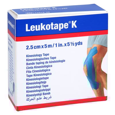 Leukotape K 2.5cm blau