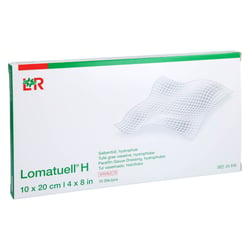 Lomatuell H Salbentüll 10x20 cm