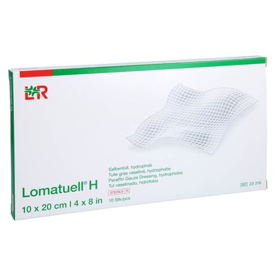 Lomatuell H Salbentüll 10x20 cm Produktbild 1
