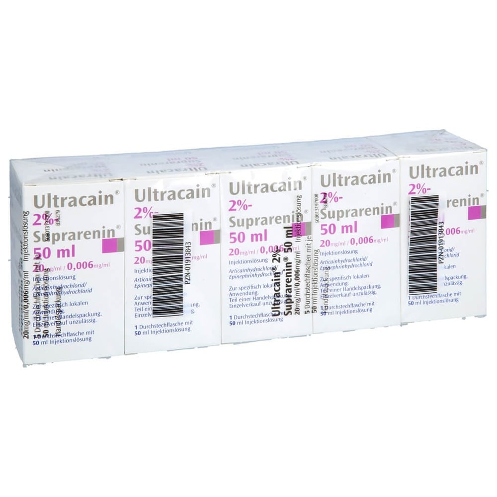 Ultracain 2%suprarenin50ml