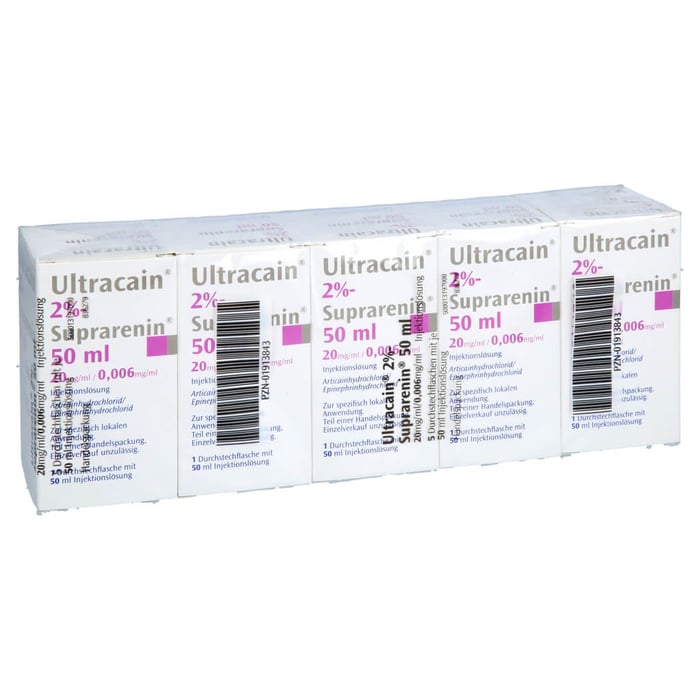 Ultracain 2%suprarenin50ml