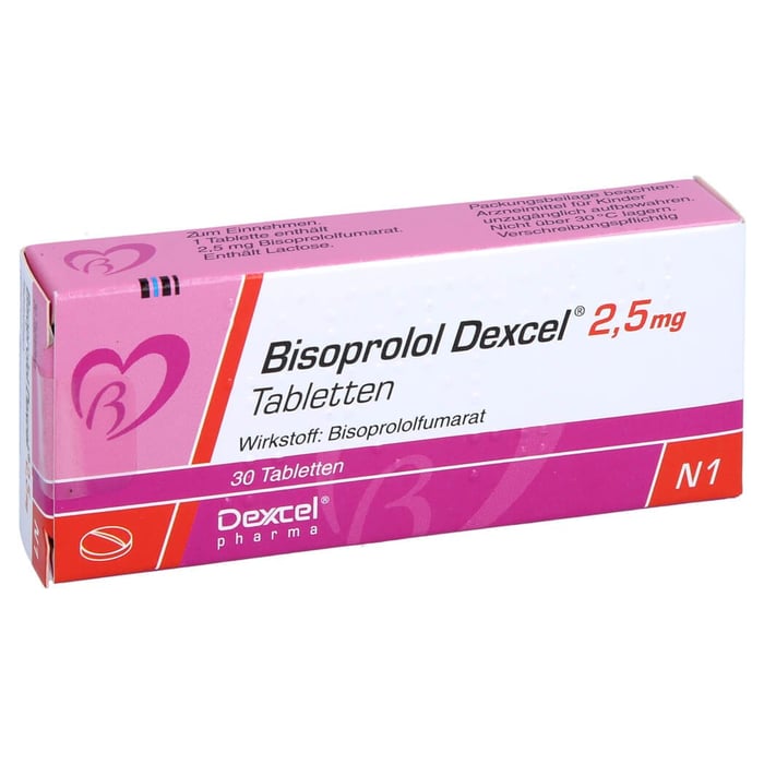 Bisoprolol Dexcel 2,5mg